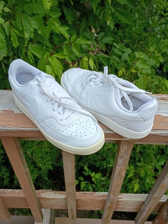 Nike Shoes - Nike white Court Vision sneakers sz 10